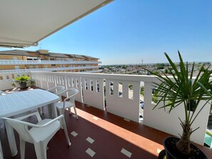 Apartment, 2 Schlafzimmer, Balkon, Stadtblick | Balkon