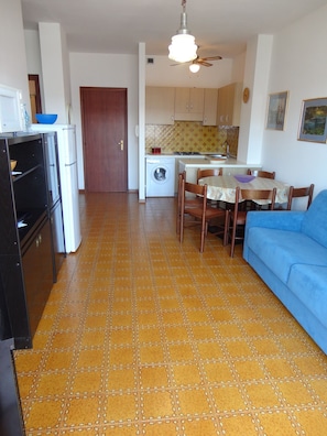 Apartment, 1 Bedroom, Balcony | Interior - Bright Apartment With big Terrace for 5 People Near the Beach by Beahost Rentals (Caorle)