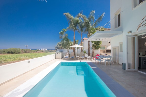 Villa, 3 habitaciones, alberca privada, vista al jardín | Jardín