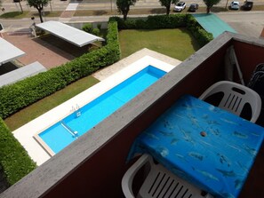 Appartement, 1 chambre, balcon, vue sur la ville | Piscine | Piscine extérieure