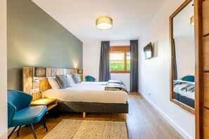 4 habitaciones y ropa de cama 