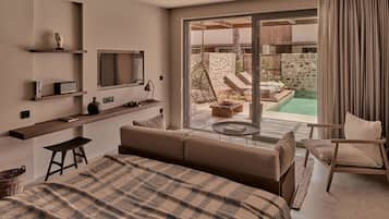 Private Pool Suite | 1 bedroom, premium bedding, down duvets, memory-foam beds
