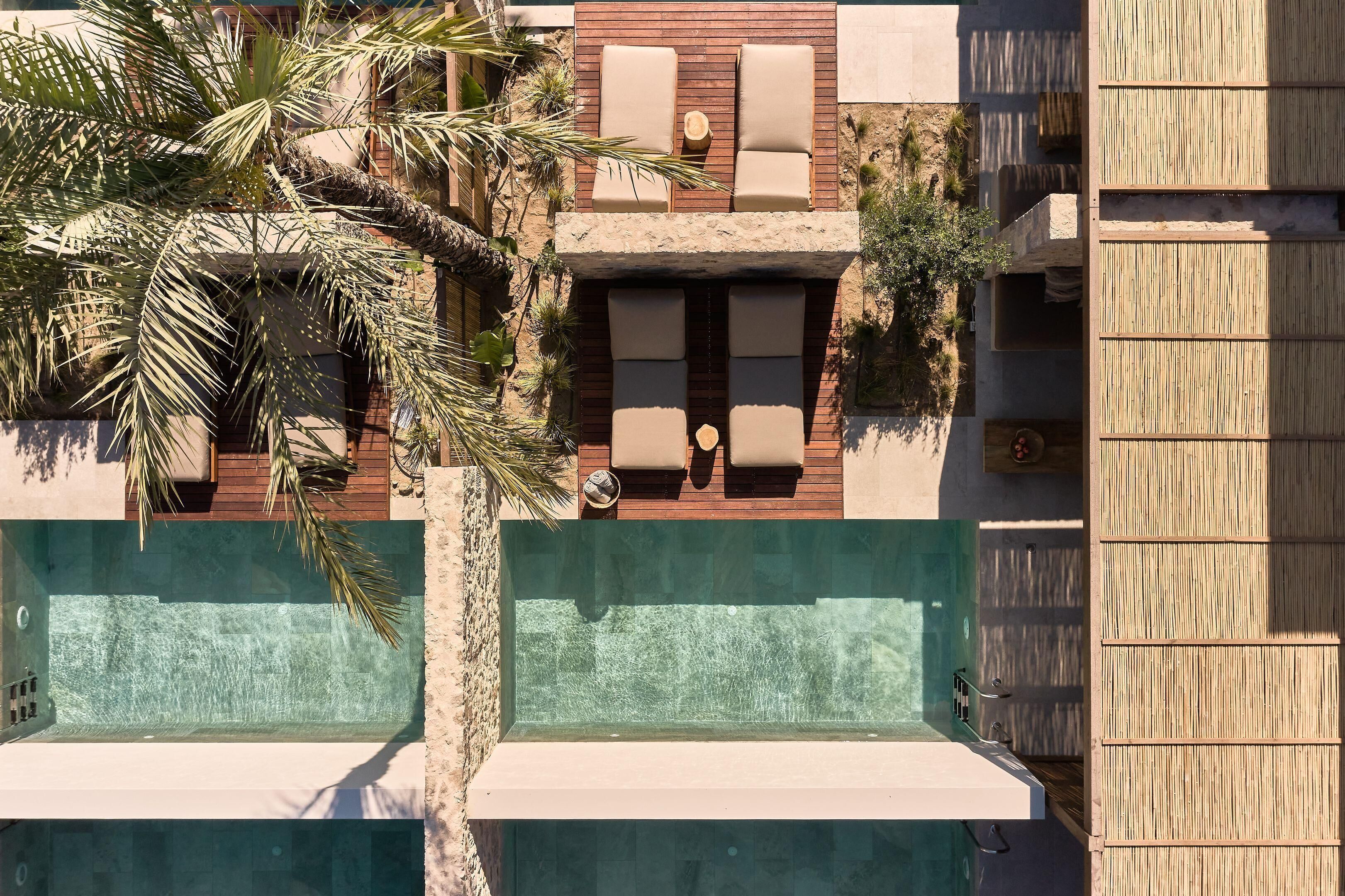 Private Pool Suite | Sengetøy av topp kvalitet, dundyner, memory foam-senger og minibar