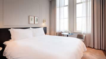 Superior kamer | Hypoallergeen beddengoed, een kluis op de kamer, individueel gedecoreerd