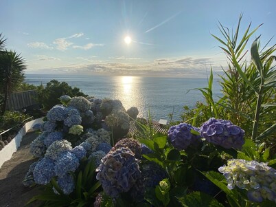 Unique sunrise oceans' view