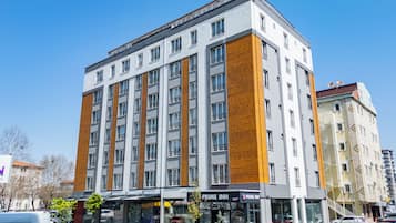 Overnatningsstedets facade