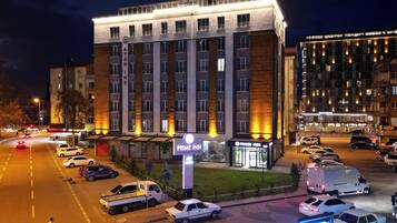 Overnatningsstedets facade