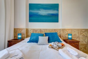 Leilighet – deluxe | 2 soverom, allergitestet sengetøy og blendingsgardiner