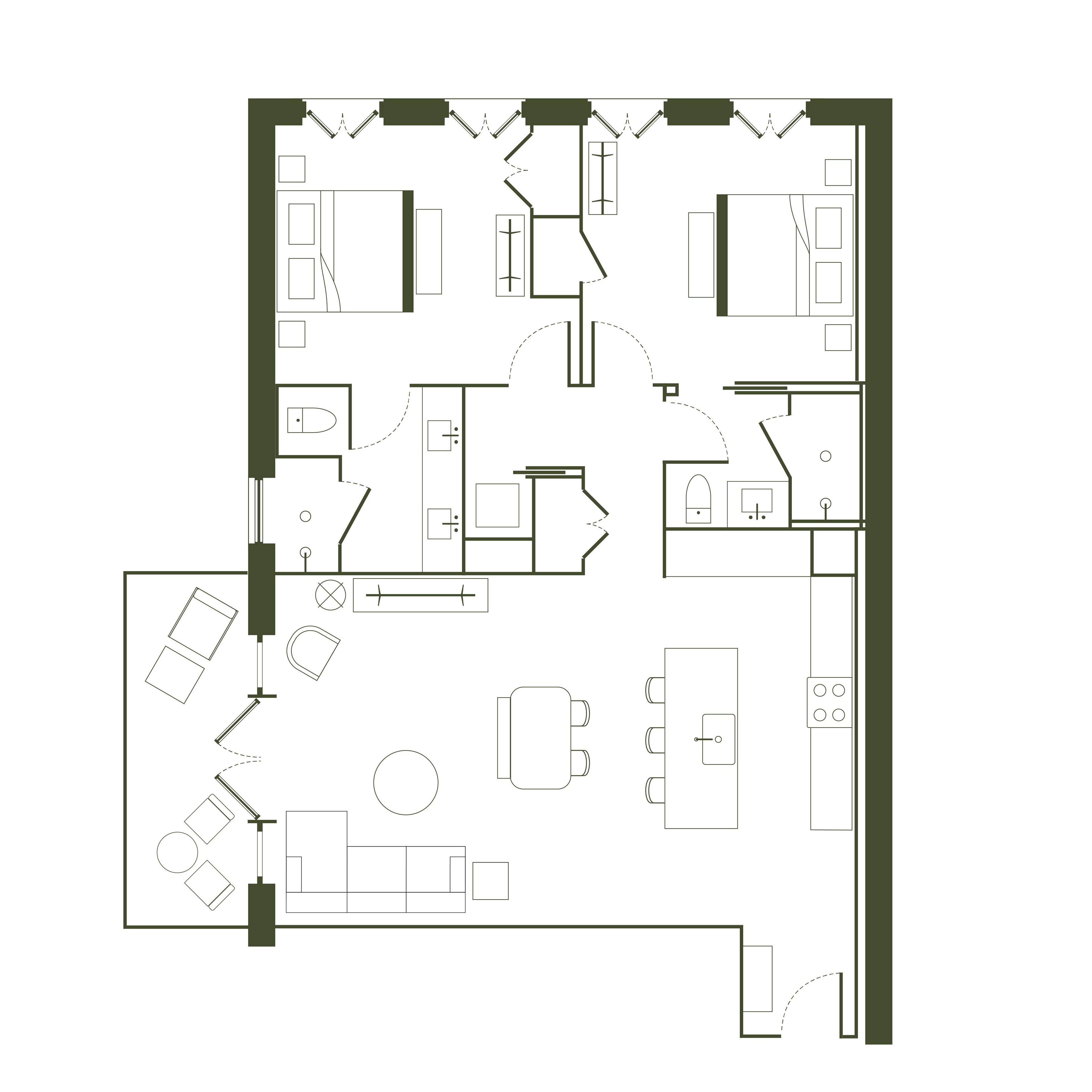 مخطط تصميم الطابق