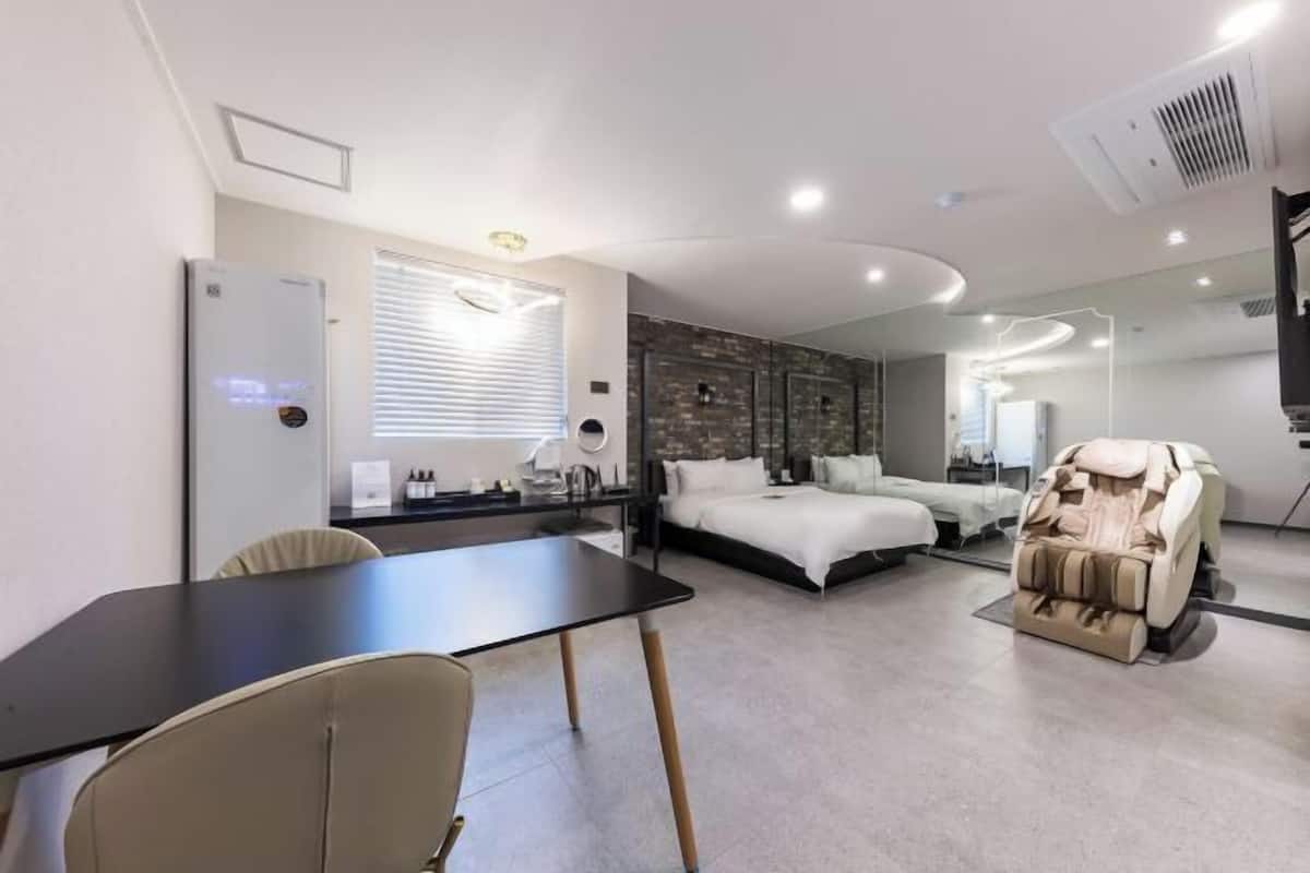 Literie de qualité, décor unique, ameublement unique