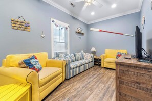 TV, books, offices
