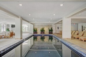 Indoor pool, a heated pool