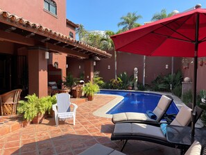 Alberca al aire libre 