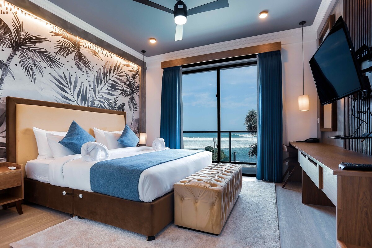 Ropa de cama de alta calidad, camas con efecto memoria y minibar 