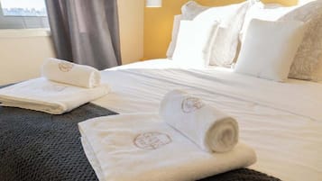 2 bedrooms, iron/ironing board, travel crib, WiFi