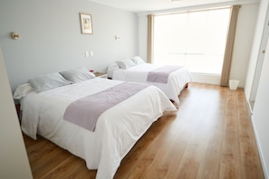 Hypo-allergenic bedding, free WiFi, bed sheets