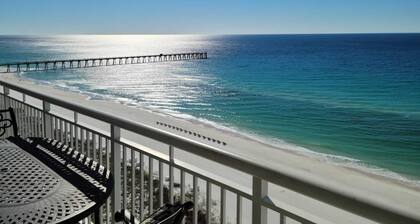 Stunning Beach Views of Gulf-14th Floor-Dog friendly-See the longest pier in FL!