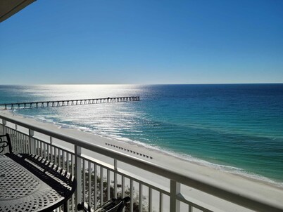 Stunning Beach Views of Gulf-14th Floor-Dog friendly-See the longest pier in FL!