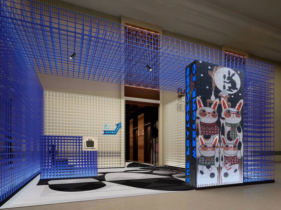 Blick von der Unterkunft