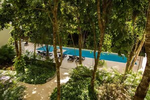 Alberca al aire libre 