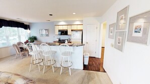 Condo, 2 Bedrooms | Private kitchen | Oven, cookware/dishes/utensils - River Creek 1 by Coastline Resorts (Sunset Beach)