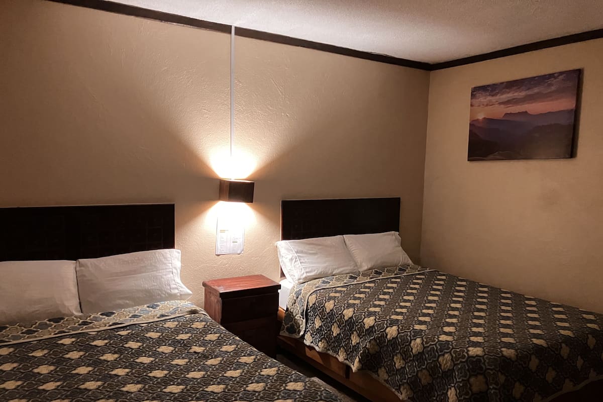 Family Double Room, 2 Double Beds | WiFi (free), bed sheets