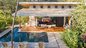 Pool - CUSTOM HOME - JUST STEPS TO THE BEACH IN RELAXING PLAYA PELADA (Nosara)