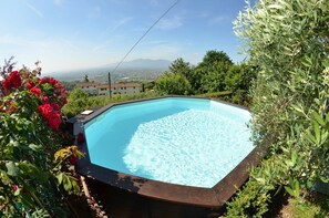 Pool - Stunning private villa with WIFI, private pool, veranda and panoramic view, close to Lucca (Ciciana)