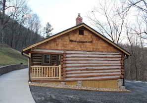 Exterior - Cozy Log Cabin in the Heart of Smoke Hole Canyon Overlooking South Branch River. (Upper Tract)