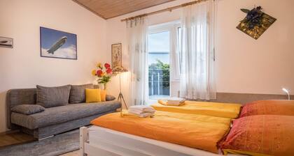 Studio Appartement 'B + E Röck' mit Privatem Balkon und WLAN