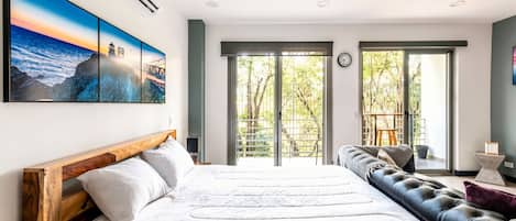 Studio supérieur | Fer et planche à repasser, accÚs au Wi-Fi (inclus), literie fournie