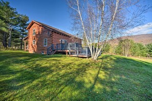 Exterior - Pet-Friendly New York Cabin w/ Hot Tub & Game Room (Maplecrest)