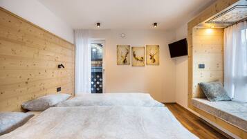 2 slaapkamers, een bureau, gratis wifi, beddengoed