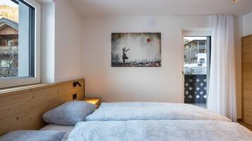 2 Schlafzimmer, Schreibtisch, kostenloses WLAN, Bettwäsche