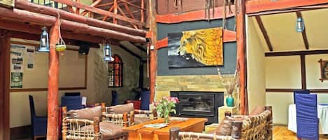 Sala de estar en el lobby