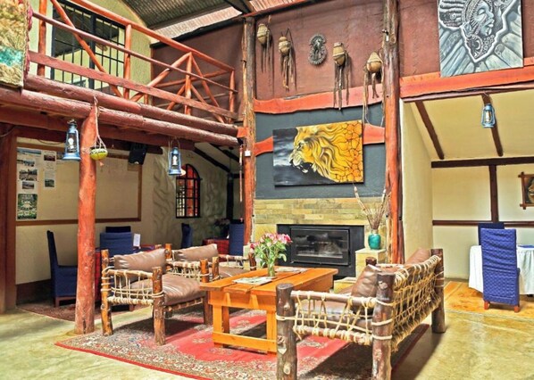 Sala de estar en el lobby