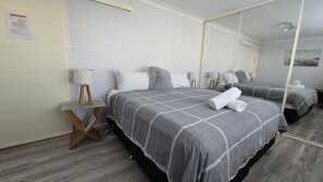 2 habitaciones, internet y ropa de cama 