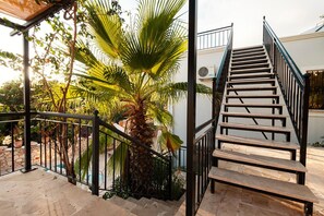 Property grounds - Villa Louise, large 4 bedroom overlooking the Kalkan bay (Antalya)