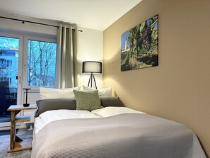 1 Schlafzimmer, Bügeleisen/Bügelbrett, kostenloses WLAN, Bettwäsche