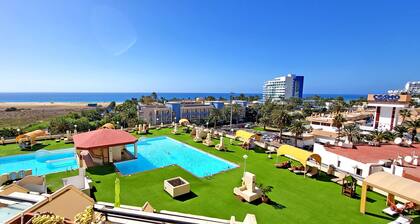 Apartment BUENA VISTA (Palm Garden) Morro Jable, sea view, pool
