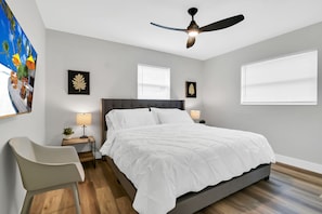 3 bedrooms, iron/ironing board, travel crib, WiFi