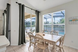 Villa, 4 Bedrooms | Dining - 4 Bedroom/3 Bath South Facing Pool/Spa Villa 4 Villa by RedAwning (Kissimmee)