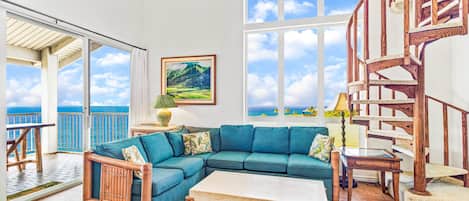 Huoneisto, 2 makuuhuonetta | Olohuone | Älytelevisio