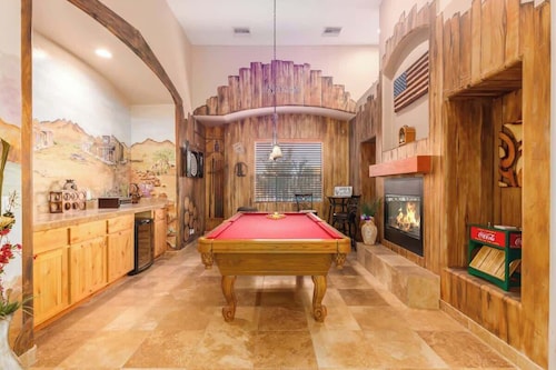 Rustic Desert Estate | Pool, Spa & Game Room