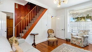 TV, fireplace - Norina Cottage - circa 1858 (Port Fairy)