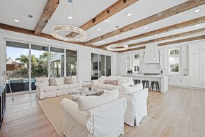 TV connectée, cheminée