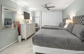 1 habitación, tabla de planchar con plancha, wifi gratis y ropa de cama 