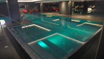 2 indoor pools, seasonal outdoor pool