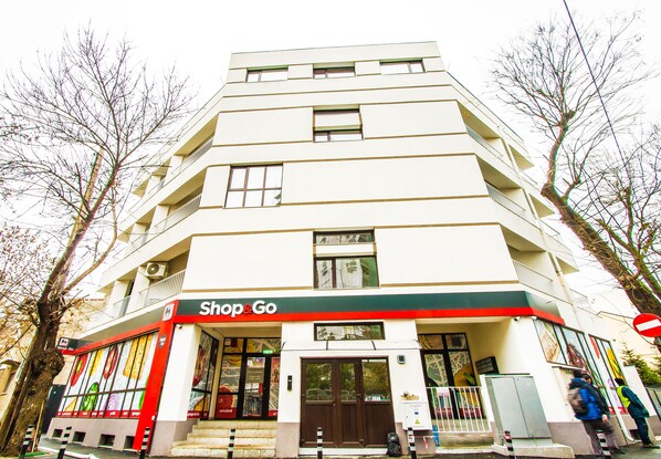 Fassade der Unterkunft