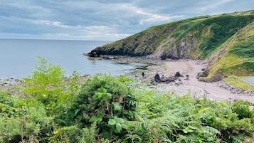 Tæt på stranden, badehåndklæder